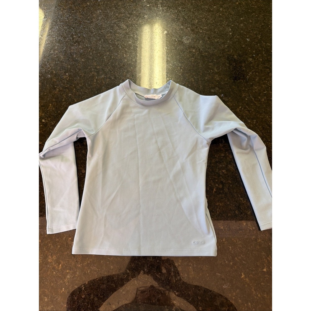 Minnow Rashguard Boys Blue Sz 5/6T Preppy Beach Boutique SPF